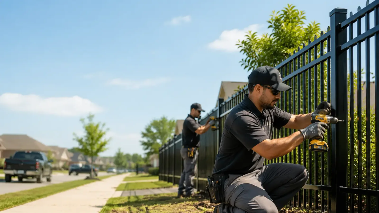 Metal Fence Installation in Morrow, OH